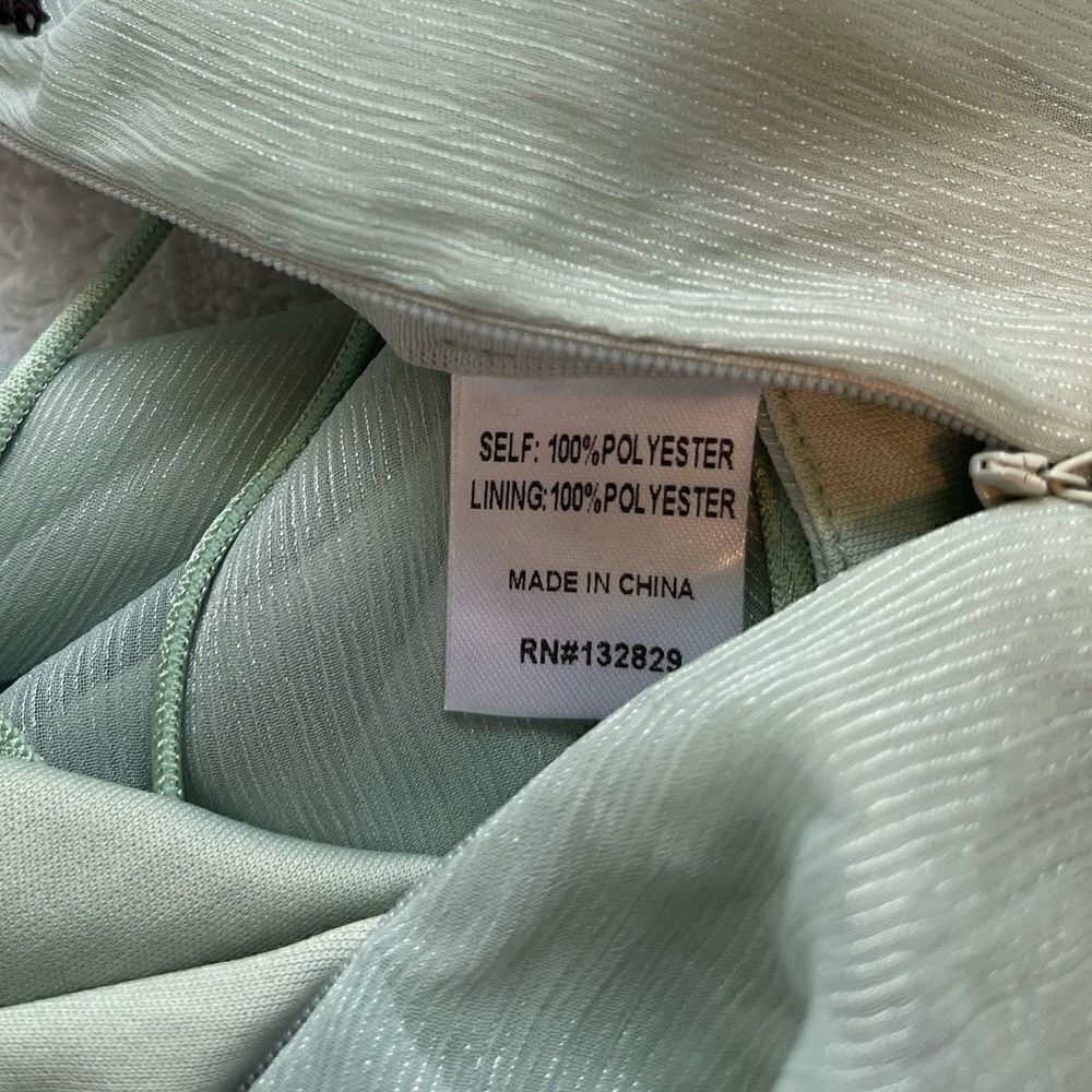 REVOLVE SUPERDOWN Spaghetti Straps Green Crop Top - Picture 9 of 14